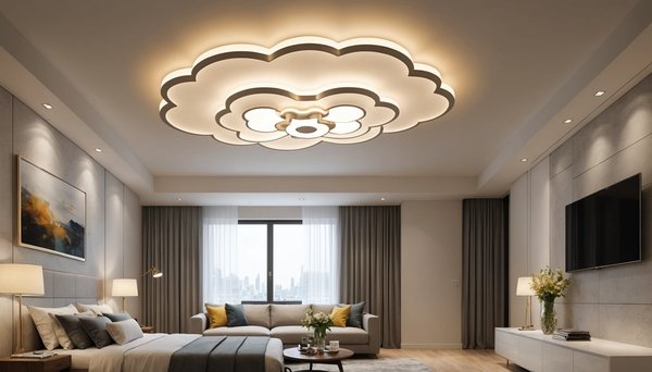 Plafond nuage LED : une lumière douce pour un intérieur chic